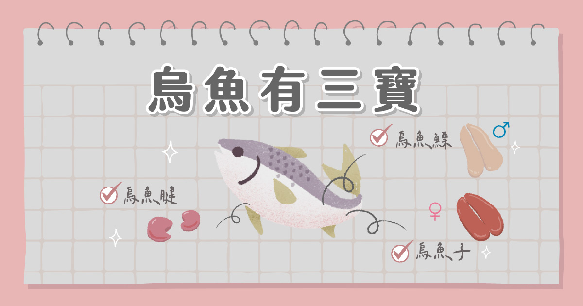 烏魚有三寶