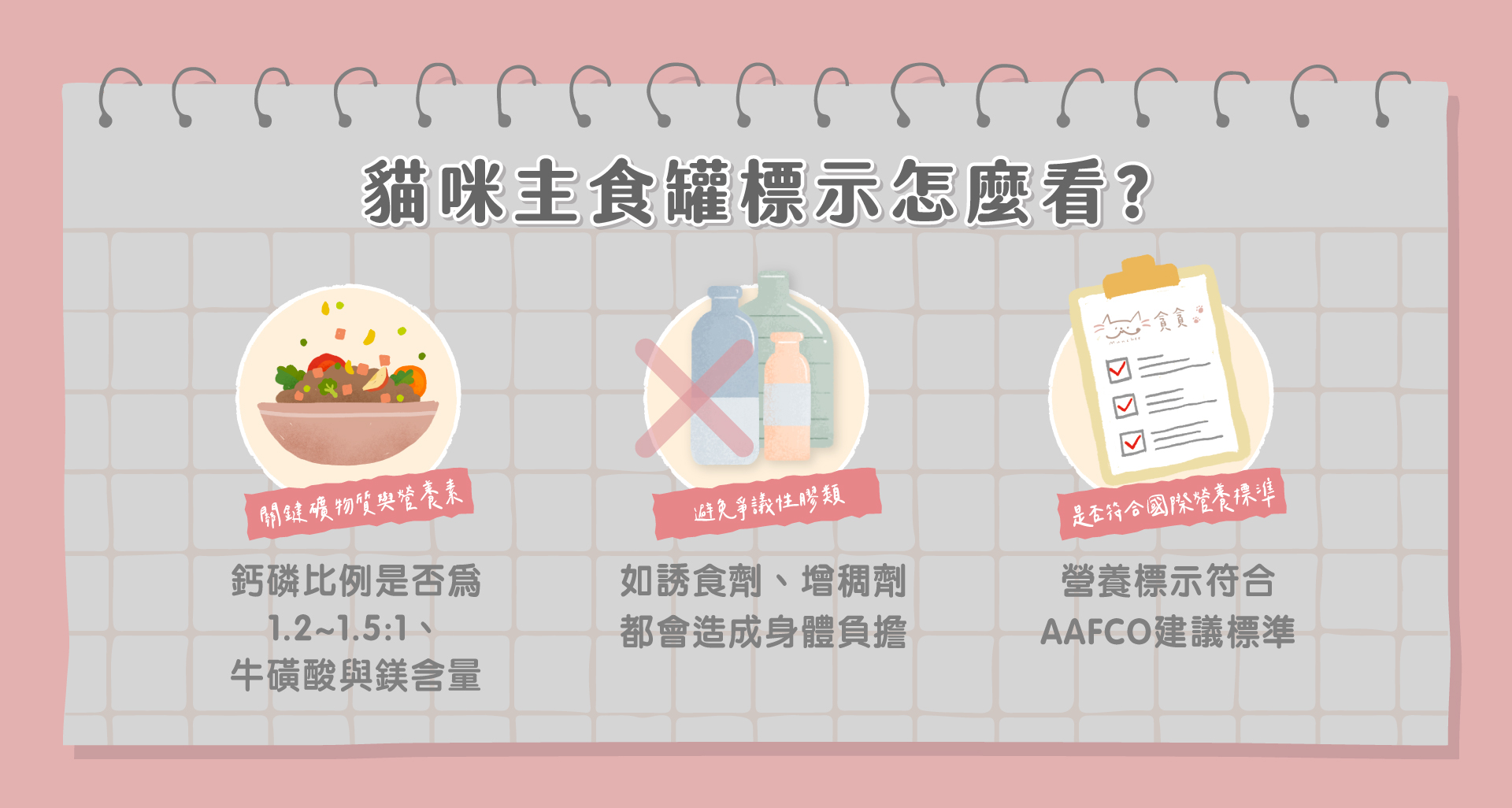 貓咪主食罐有哪些成分需要注意