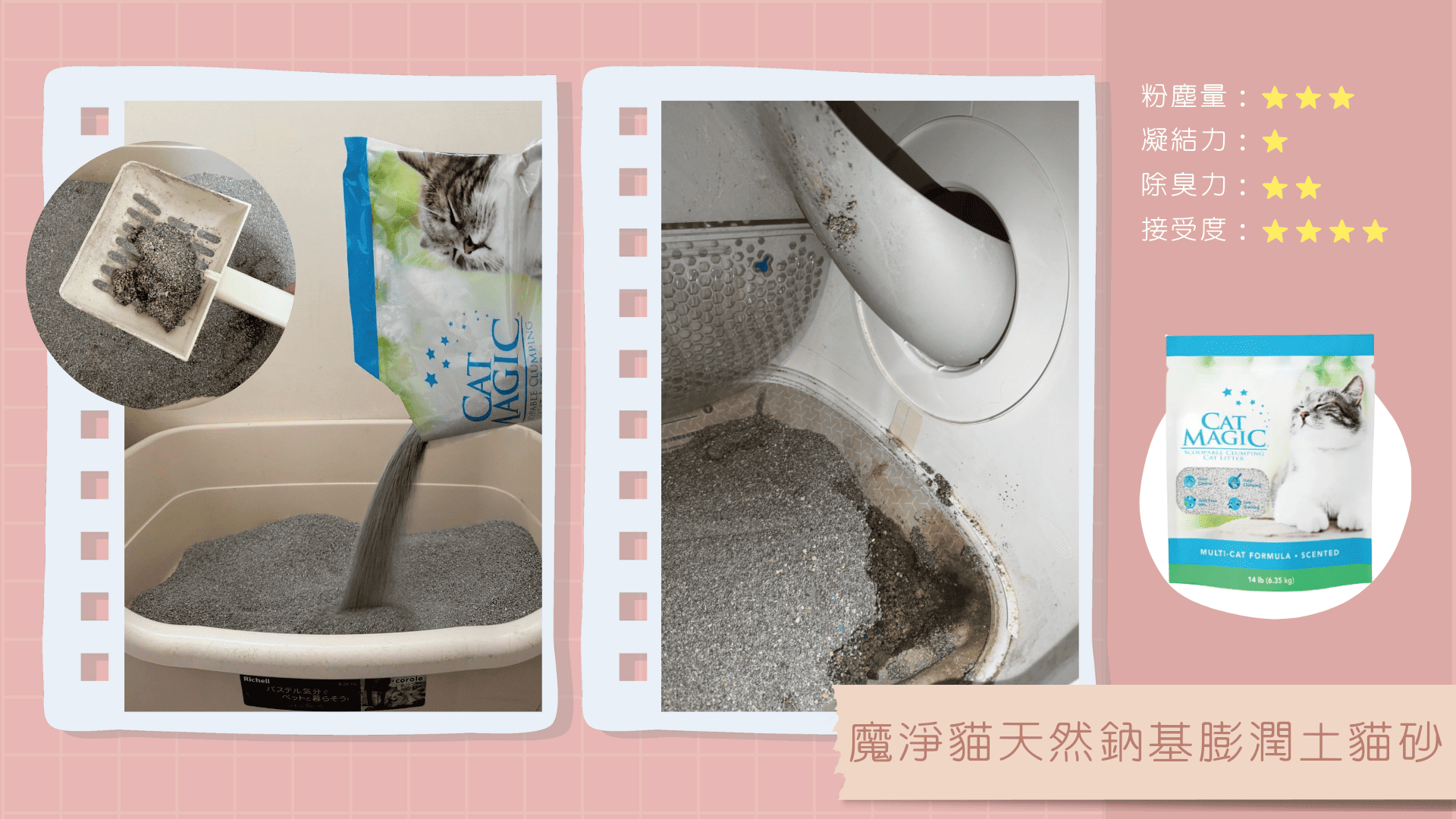 【魔淨貓CAT MAGIC】天然鈉基膨潤土貓砂