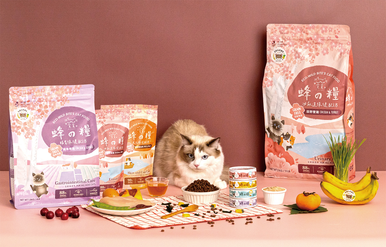 ▲貪貪目前產品涵蓋貓罐頭、凍乾主食、零食、貓砂等。貪貪提供