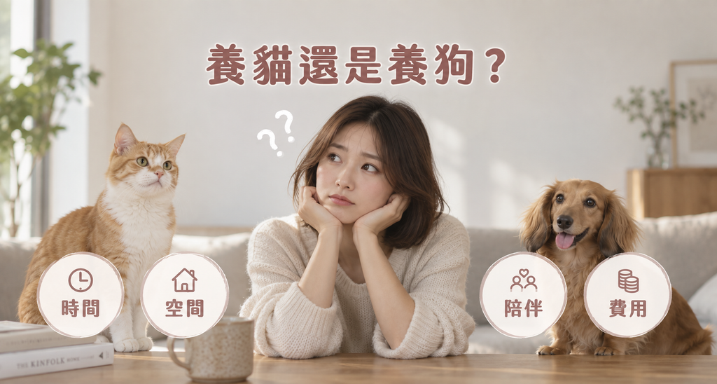 養貓還養狗?決定養貓還是養狗,關鍵不在「哪個比較好養」,而在「哪個更符合飼主的生活設計」。貓咪與人類的關係偏向自主性——牠選擇何時靠近主人
